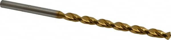 Cleveland - 19/64" 135° Parabolic Flute Cobalt Taper Length Drill Bit - Eagle Tool & Supply
