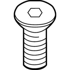 Kennametal - Torx Cap Screw for Indexable Face/Shell Mills - M4x0.7 Thread, For Use with Shims - Eagle Tool & Supply