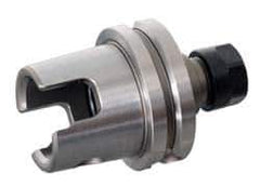 Kennametal - 0.08" to 13/16" Capacity, 65mm Projection, Modular Connection, ER32 Collet Chuck - 110.01mm OAL - Exact Industrial Supply