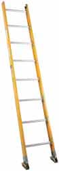Made in USA - 14' High, Type IA Rating, Fiberglass Extension Ladder - Eagle Tool & Supply