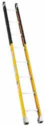 Made in USA - 8' High, Type IA Rating, Fiberglass Extension Ladder - Eagle Tool & Supply