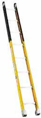 Made in USA - 16' High, Type IA Rating, Fiberglass Extension Ladder - Eagle Tool & Supply
