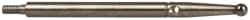 Compac - 2mm Ball Diam, Carbide, Ball Test Indicator Contact Point - 1.44" Contact Point Length, Use with Brown & Sharpe Dial Test Indicators - Eagle Tool & Supply