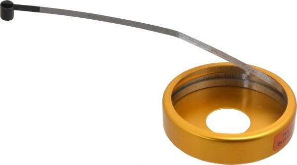 Made in USA - 0.001 Inch Graduation, 2 to 24 Inch Measurement, Spring Steel Diameter Tape Measure - 1/2 Inch Wide, 0.01 Inch Thick - Eagle Tool & Supply