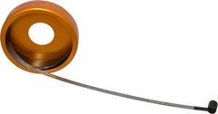 Made in USA - 0.001 Inch Graduation, 24 to 36 Inch Measurement, Spring Steel Diameter Tape Measure - 1/2 Inch Wide, 0.01 Inch Thick - Eagle Tool & Supply
