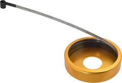 Made in USA - 0.001 Inch Graduation, 36 to 48 Inch Measurement, Spring Steel Diameter Tape Measure - 1/2 Inch Wide, 0.01 Inch Thick - Eagle Tool & Supply
