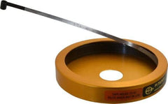 Made in USA - 0.001 Inch Graduation, 120 to 132 Inch Measurement, Spring Steel Diameter Tape Measure - 1/2 Inch Wide, 0.01 Inch Thick - Eagle Tool & Supply