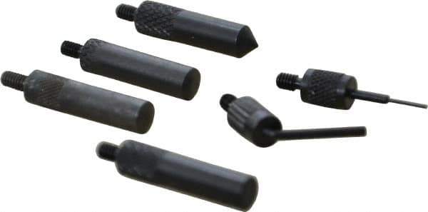 SPI - Steel, Ball, Conical, Flat Test Indicator Contact Point - 0.312, 0.821, 0.825, 0.875, 0.895" Contact Point Length, Use with Dial Test Indicator Gages - Eagle Tool & Supply