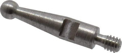 SPI - 0.078" Ball Diam, Steel, Ball Test Indicator Contact Point - 1/2" Contact Point Length, Use with Peacock Test Indicators - Eagle Tool & Supply