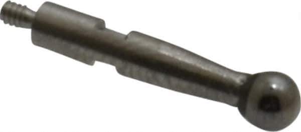 SPI - 0.12" Ball Diam, Carbide, Ball Test Indicator Contact Point - 1/2" Contact Point Length, Use with Brown & Sharpe Test Indicators - Eagle Tool & Supply