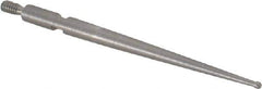 SPI - 0.04" Ball Diam, Steel, Ball Test Indicator Contact Point - 1-1/2" Contact Point Length, Use with Mitutoyo Test Indicators - Eagle Tool & Supply