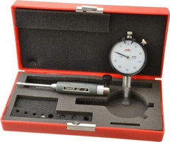 Value Collection - 9 Anvil, 0.24 to 0.4" Dial Bore Gage - 0.0005" Graduation, 1.57" Gage Depth - Eagle Tool & Supply