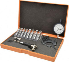 Mitutoyo - 8 Anvil, 0.4 to 0.7" Dial Bore Gage - 0.0005" Graduation, 2.4" Gage Depth, Accurate to 0.00016" - Eagle Tool & Supply