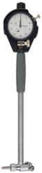 Mitutoyo - 9 Anvil, 0.24 to 0.4" Dial Bore Gage - 0.0005" Graduation, 2" Gage Depth, Accurate to 0.0002", Alloy Steel Anvil - Eagle Tool & Supply