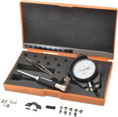 Mitutoyo - 9 Anvil, 0.24 to 0.4" Dial Bore Gage - 0.0001" Graduation, 2" Gage Depth, Accurate to 0.0002", Alloy Steel Anvil - Eagle Tool & Supply