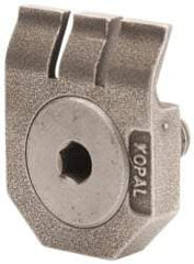Mitee-Bite - 2-1/2mm Clamping Height, 880 Lb Clamping Pressure, Standard Height Swivel Stop Positioning Stop - 2-1/2mm Jaw Height, Spring Steel, Series Mitee-Bite Kopal Mini Clamps - Eagle Tool & Supply