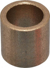 Boston Gear - 3/8" Inside x 1/2" Outside Diam, Oil Impregnated Bronze SAE-841 Sleeve Bearing - 1/2" OAL - Eagle Tool & Supply