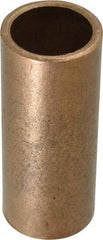 Boston Gear - 1" Inside x 1-1/4" Outside Diam, Oil Impregnated Bronze SAE-841 Sleeve Bearing - 3" OAL - Eagle Tool & Supply