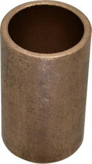 Boston Gear - 1-1/4" Inside x 1-1/2" Outside Diam, Oil Impregnated Bronze SAE-841 Sleeve Bearing - 2-1/2" OAL - Eagle Tool & Supply