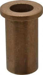 Boston Gear - 5/8" Inside x 7/8" Outside Diam, Oil Impregnated Bronze Sleeve Bearing - 1-1/8" Flange Outside Diam, 5/32" Flange Thickness, 1-3/4" OAL - Eagle Tool & Supply