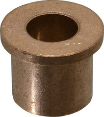 Boston Gear - 5/8" Inside x 1" Outside Diam, Oil Impregnated Bronze Sleeve Bearing - 1-1/4" Flange Outside Diam, 5/32" Flange Thickness, 1" OAL - Eagle Tool & Supply