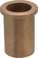 Boston Gear - 1" Inside x 1-1/4" Outside Diam, Oil Impregnated Bronze Sleeve Bearing - 1-1/2" Flange Outside Diam, 3/16" Flange Thickness, 2" OAL - Eagle Tool & Supply