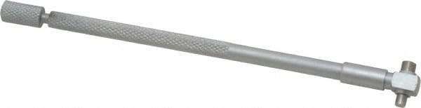 Value Collection - 5/16 to 1/2 Inch, 4.2 Inch Overall Length, Telescoping Gage - 4 Inch Long Handle, Hardened Tool Steel, Satin Chrome Finish - Eagle Tool & Supply