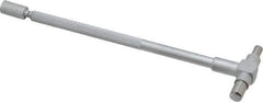 Value Collection - 3/4 to 1-1/4 Inch, 4.4 Inch Overall Length, Telescoping Gage - 4 Inch Long Handle, Hardened Tool Steel, Satin Chrome Finish - Eagle Tool & Supply