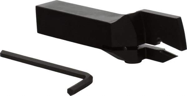 Seco - CFM, External, Left Hand, 1.62" Max Depth of Cut, 8mm Min Groove Width, Indexable Grooving Tool Holder - LC.. 3008.. Insert Compatibility, 1" Shank Height, 1" Shank Width, 6" OAL - Eagle Tool & Supply