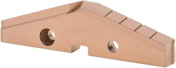 Allied Machine and Engineering - 4-1/2" Diam x 7/16" Thick, Seat Code 8, 144° Included Angle Spade Drill Insert - AM200 Coated, Cobalt, Grade Super Cobalt, Series GEN2 T-A - Eagle Tool & Supply