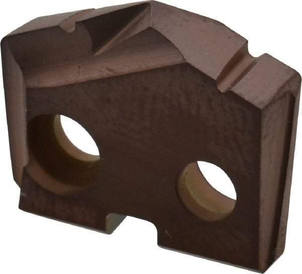 Allied Machine and Engineering - 33/64" Diam x 1/8" Thick, Seat Code 0, 132° Included Angle Spade Drill Insert - AM200 Coated, Cobalt, Grade Super Cobalt, Series GEN2 T-A - Eagle Tool & Supply