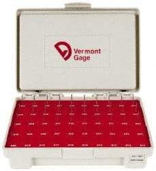 Vermont Gage - 125 Piece, 0.6265 to 0.7505 Inch Diameter Plug & Pin Gage Set - Plus 0.0002 Inch Tolerance, Class ZZ - Eagle Tool & Supply