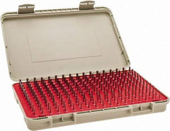 Vermont Gage - 190 Piece, 0.061-0.25 Inch Diameter Plug and Pin Gage Set - Minus 0.0002 Inch Tolerance, Class ZZ - Eagle Tool & Supply