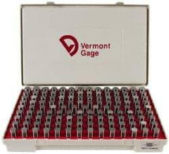 Vermont Gage - 125 Piece, 0.626-0.75 Inch Diameter Plug and Pin Gage Set - Minus 0.0002 Inch Tolerance, Class ZZ - Eagle Tool & Supply