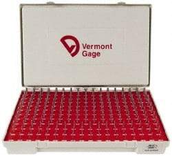 Vermont Gage - 190 Piece, 0.0615-0.2505 Inch Diameter Plug and Pin Gage Set - Plus 0.0002 Inch Tolerance, Class ZZ - Eagle Tool & Supply