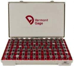 Vermont Gage - 82 Piece, 0.751-0.832 Inch Diameter Plug and Pin Gage Set - Minus 0.0002 Inch Tolerance, Class ZZ - Eagle Tool & Supply