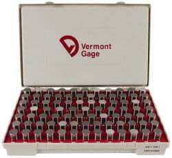 Vermont Gage - 84 Piece, 0.833-0.916 Inch Diameter Plug and Pin Gage Set - Plus 0.0002 Inch Tolerance, Class ZZ - Eagle Tool & Supply