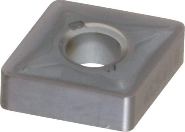 Kennametal - CNMG322 MP Grade KC5010 Carbide Turning Insert - TiAlN Finish, 80° Diamond, 3/8" Inscr Circle, 1/8" Thick, 1/32" Corner Radius - Eagle Tool & Supply