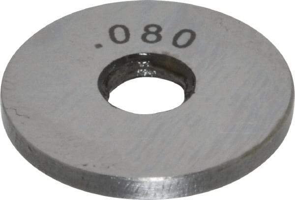 Value Collection - 0.08" Round Steel Spacer Block - Accuracy Grade B - Eagle Tool & Supply