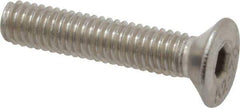 Value Collection - M4x0.70 Metric Coarse Hex Socket Drive, 90° Flat Screw - Grade 18-8 & Austenitic A2 Stainless Steel, Uncoated, Fully Threaded, 20mm OAL - Eagle Tool & Supply