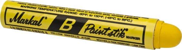 Markal - Yellow Marker/Paintstick - Oil Base Ink - Eagle Tool & Supply