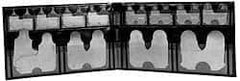Starrett - 19 Piece, 0.02 to 0.3 Inch Radius, Stainless Steel Radius Gage Set - Satin Chrome Coated - Eagle Tool & Supply