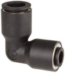Legris - 3/8 x 1/4" Outside Diam, Nylon Push-to-Connect Tube Union Elbow - 290 Max psi - Eagle Tool & Supply