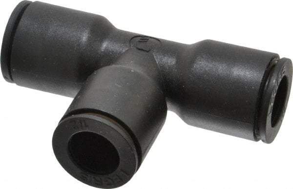 Legris - 1/2" Outside Diam, Nylon Push-to-Connect Tube Union Tee - 290 Max psi - Eagle Tool & Supply