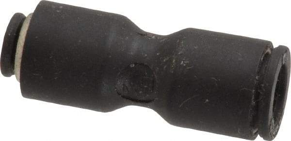 Legris - 1/8 x 1/4" Outside Diam, Nylon Push-to-Connect Tube Union - 290 Max psi - Eagle Tool & Supply