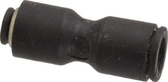 Legris - 1/8 x 1/4" Outside Diam, Nylon Push-to-Connect Tube Union - 290 Max psi - Eagle Tool & Supply
