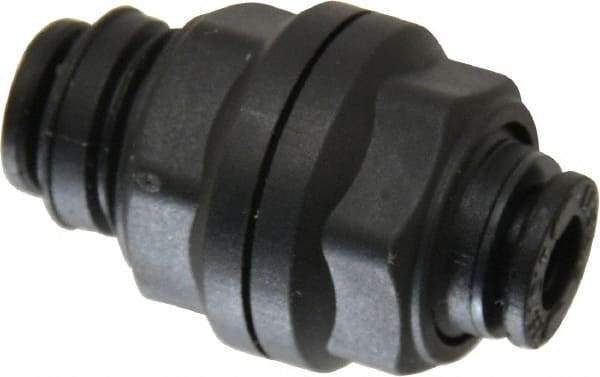 Legris - 5/32" Outside Diam, Nylon Push-to-Connect Tube Bulkhead Union - 290 Max psi - Eagle Tool & Supply