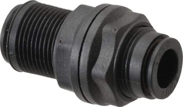 Legris - 5/16" Outside Diam, Nylon Push-to-Connect Tube Bulkhead Union - 290 Max psi - Eagle Tool & Supply
