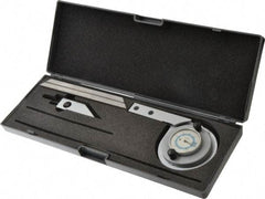 Value Collection - 6 Inch Long Blade, 360° Max Measurement, Bevel Protractor - Accuracy up to 5 Min, 5 Min Dial Graduation - Eagle Tool & Supply