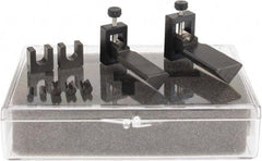 SPI - 0.03 to 9/32" Capacity, 90° Angle, V-Block - Includes 2 Super Wee Blocks, 5 Upper Prisms, Bridges, Fitted Case, Sold as 2 Block Set - Eagle Tool & Supply